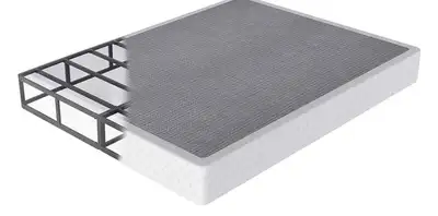 New-Metal Queen Box Spring, Mattress Foundation, Heavy-Duty, View more