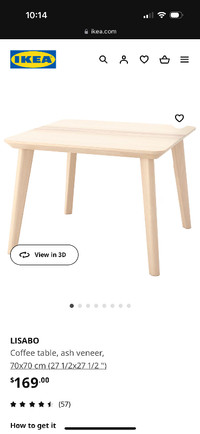 Excellent condition Ikea table (CASH ONLY)