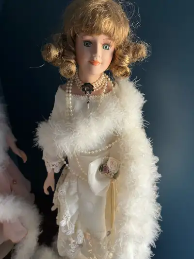 Vintage Porcelain Doll, View more