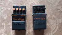 Boss pedals HM-2 and MT-2