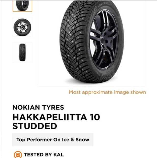 Premium Studded Winter Tires on Rims (Nokian brand - Like New) in Tires & Rims in Regina - Image 7