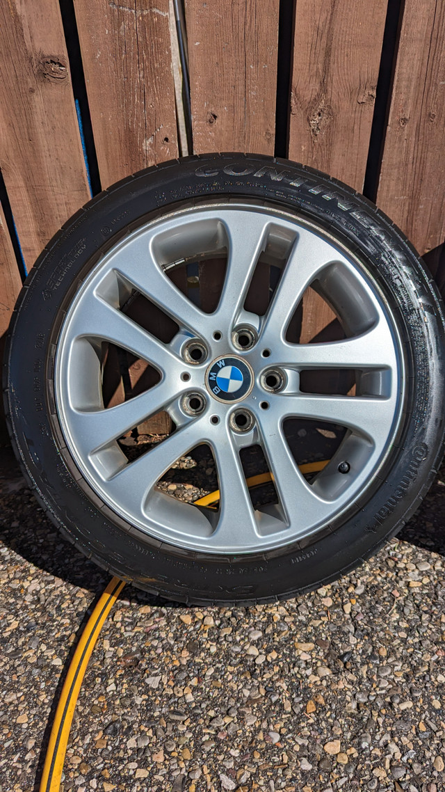 BMW Style 79 17" wheel set with summer tires in Tires & Rims in Calgary - Image 3