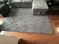 Grey Color Tie&Dye Shaggy Indoor Rug - available for Sale