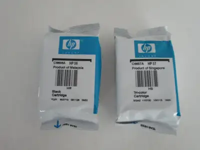 HP 56 57 INKJET Ink Cartridge (C6656A) (C6657A) BRAND NEW (EXP.), View more