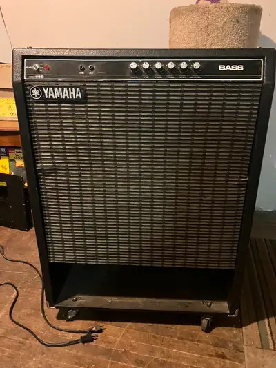 From the late 1970s or early 1980s, this is a 100 watt 1X15 combo. Non original speaker. Works good....
