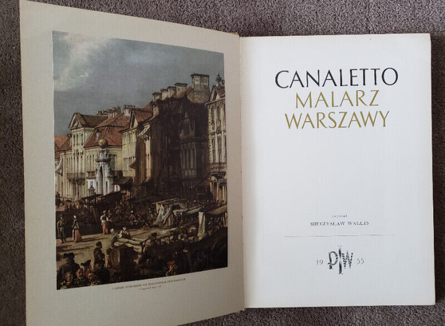 POLISH BOOK: CANALETTO by MALARZ WARSZAWY -   1955 dans Essais et biographies  à Laval/Rive Nord - Image 3