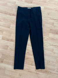 Sandro Paris dark navy blue  wool dress pants