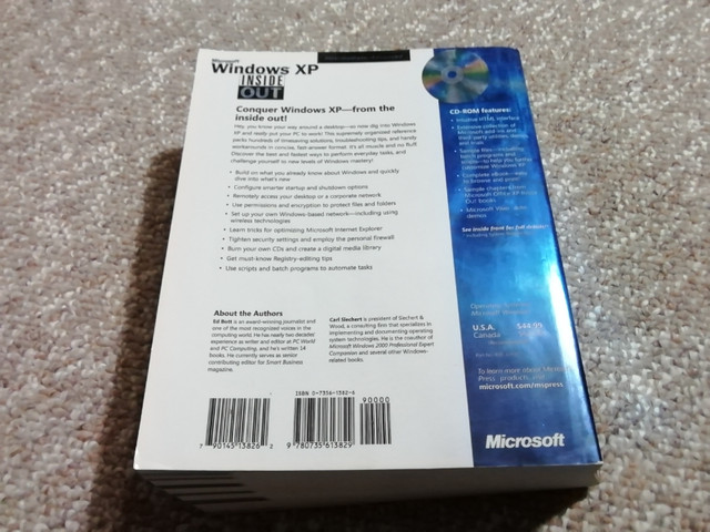 Windows XP Inside & Out book $10 in Software in Edmonton - Image 2