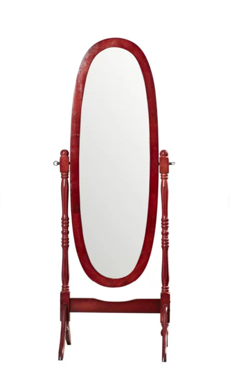 Full length freestanding swivel Mirror, traditional, mahogany in Home Décor & Accents in Oshawa / Durham Region - Image 3