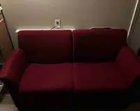Red couch 
