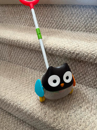 Owl Push Toy with Handle
