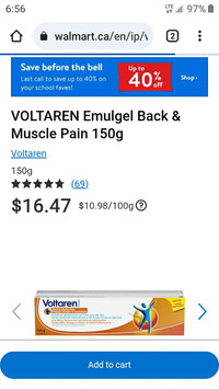 New Voltaren original 150 g & 30 g expired 2017pton 