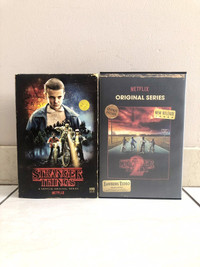 STRANGER THINGS SEASON 1 & 2 LIMITED EDITION BLU RAY SETS