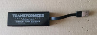 TRANSFORMERS THE LAST NIGHT IMAX FAN EVENT USB EXTRA PORTS $5
