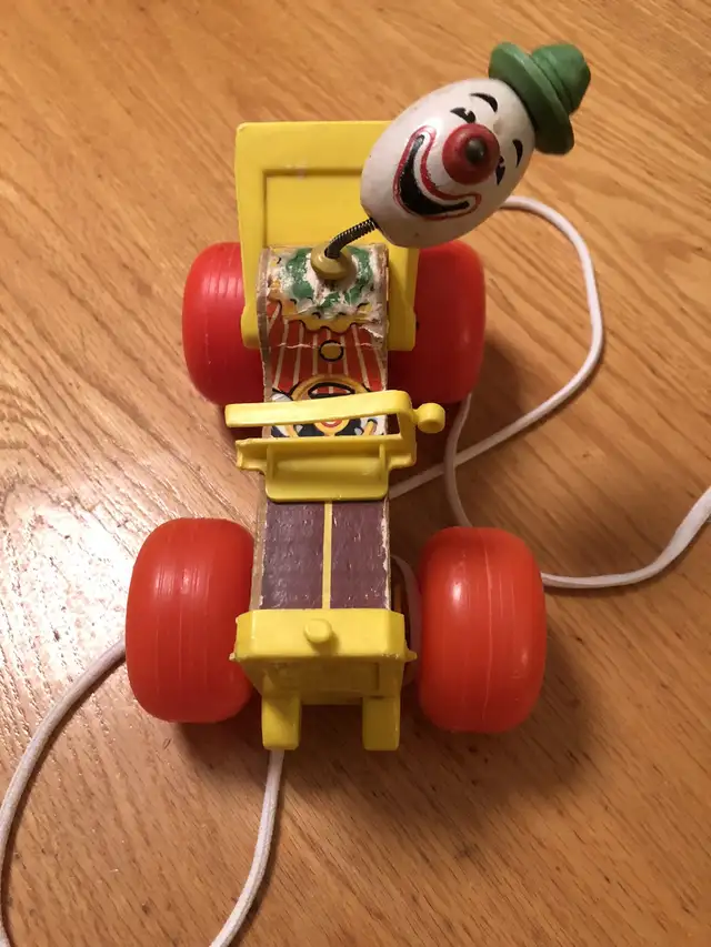 Vintage Fisher Price Jolly Jalopy Pull Toy (#724) in Toys & Games in Kitchener / Waterloo - Image 4