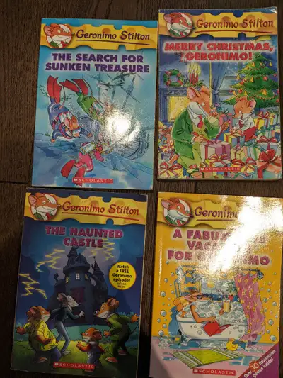 4 Geronimo Stilton books paperback, View more