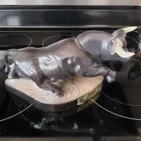 1981 Jim Bean 100 month old bull decanter