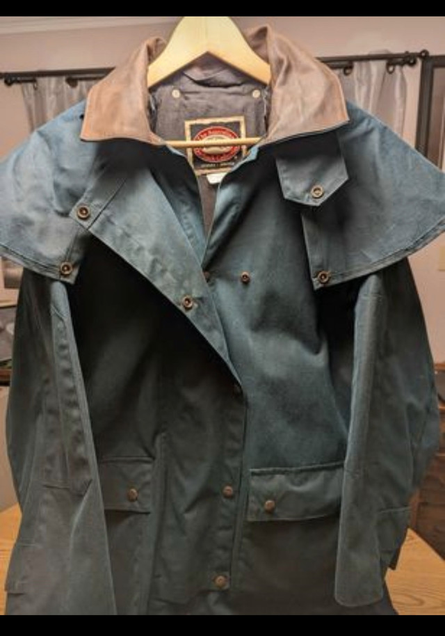 VINTAGE Australian Outback Drover Oilskin Coat in Men's in St. Catharines - Image 3