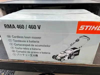 New Stihl 460.0V cordless mower, View more
