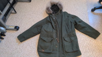 Abercrombie and Fitch Vintage Canvas Coat Mens Large