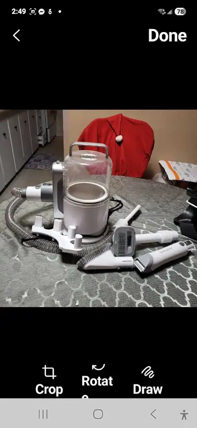 Simpleway Pet Grooming Vacuum Cleaner Like New, View more