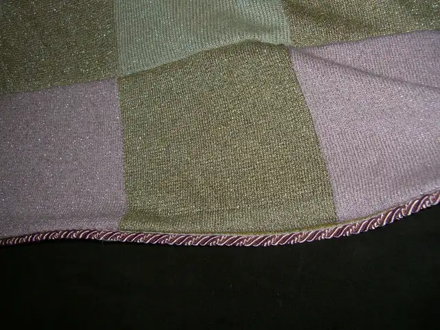 HAND MADE QUILTS 1 of a kind CASHMERE, SILK, COTTON  METALLIC in Bedding in City of Toronto - Image 10