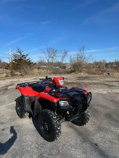 2022 Honda Rubicon 520 IRS EPS foot shift. Like new condition with less than 600 kms. Asking $10,800...