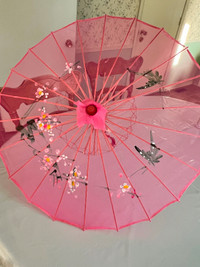 Pink Parasol costume accessory