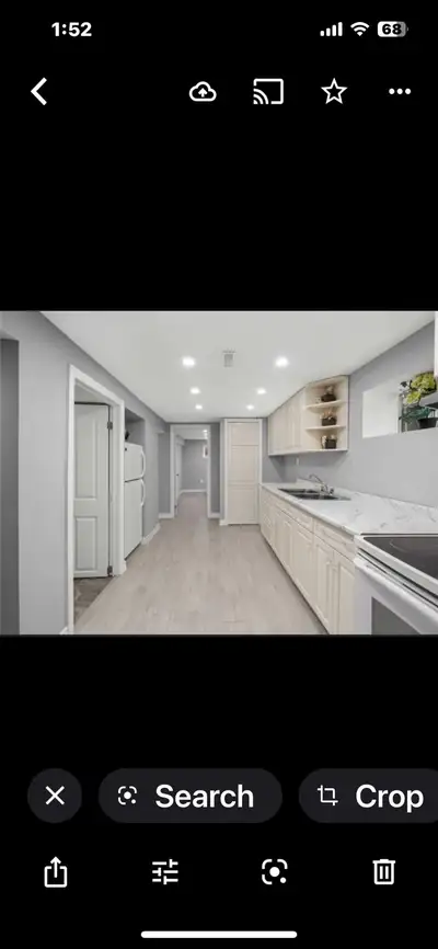 Two bedroom one washroom separate apartment with all the utilities include 1900$ , please call 64792...