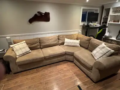 Pottery Barn sectional sofa, View more