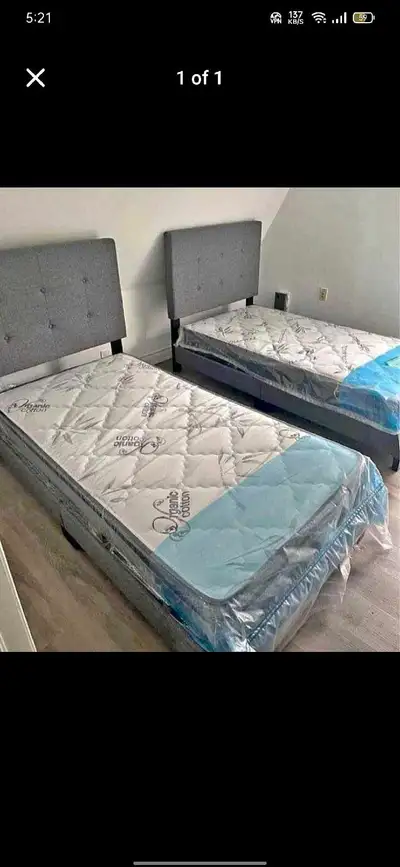 Cozy comfort Mattress and bed frame for your restful nights, View more