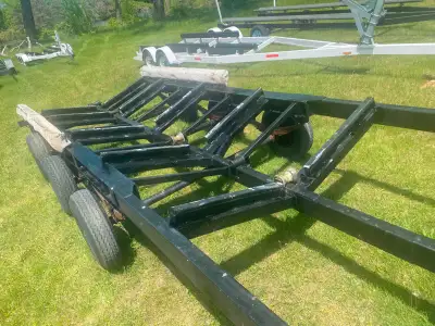 TRAILER BATEAU jusqu'à 34 pi / 12,500 lbs. 3 axes neufs, treuil/winch/structure renforcé. Pour rampe...