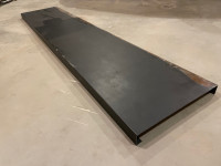 Steel metal shelf / hearth