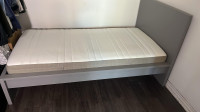 IKEA twin bed frame and mattress