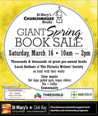 Churchmouse Books Giant Charity Spring Book Sale