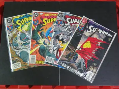 DC Comics The Death of Superman Comic Book Lot. The lot includes the following issues: DC Comics - S...