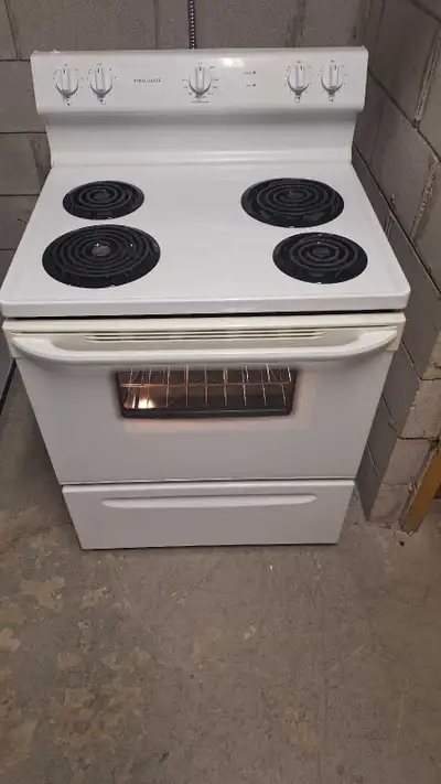 30" Frigidaire electric stove, View more