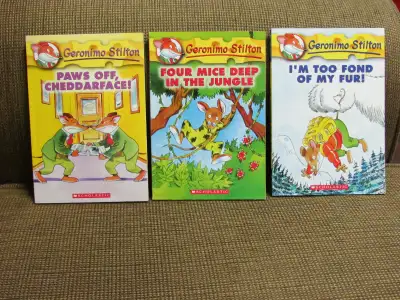 Geronimo Stilton. Each book is $4.00