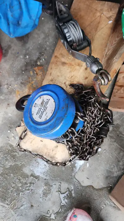 1 ton chainblocks and cable puller 105$$, View more