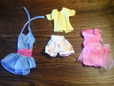 3 Vintage  Barbie Outfits 1980's - 1990's, View more