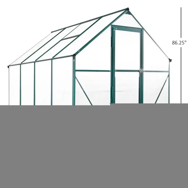8.2' x 6.2' Greenhouse Aluminum Frame in Patio & Garden Furniture in Markham / York Region - Image 4