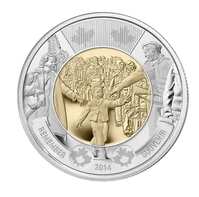 2014 $2 Wait For Me Daddy, toonie coin $6., View more