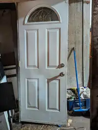 Solid steel door 