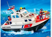 Bateau garde-côtière - Playmobil  Coast Guard Boat 4448