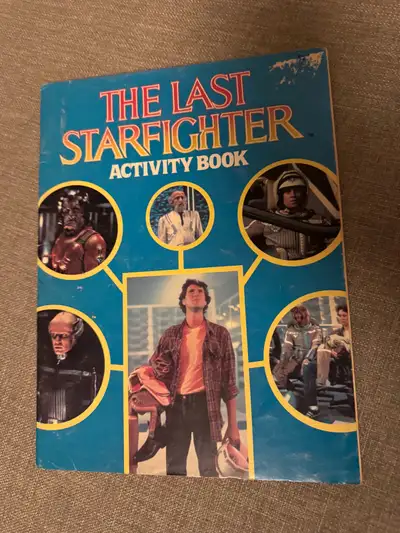 The Last Starfighter activity book 1984 vintage - USED Some pages have completed activities, most pa...