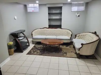 Two rooms basement apartment for rent near by all necessary amenities like transit,hospital grocery...