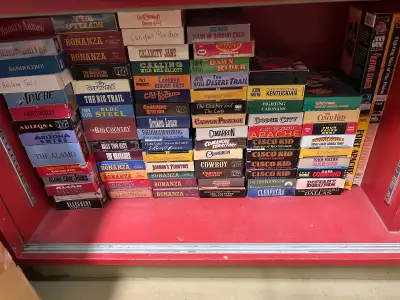 Western VHS tapes lot of approx 296, View more