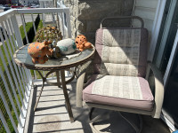 Patio set - table and rocker chair