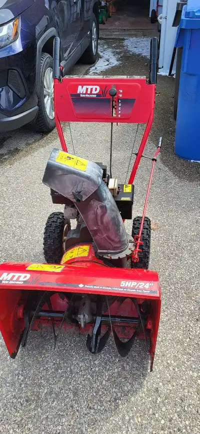 Snowblower Yard Machine  MTD 24, View more