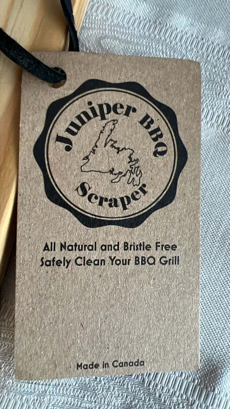 All Natural Bristle Free Newfoundland Juniper BBQ Scraper in BBQs & Outdoor Cooking in St. Albert - Image 3